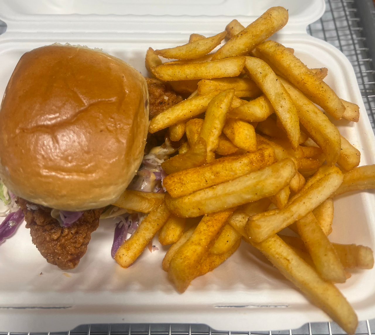 Slider Combo W Drinks And Fries.